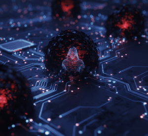 Cybersecurity blind spots illustration