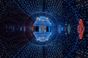 Abstract light display